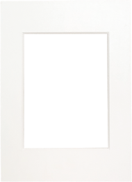 Passepartout hvit 13x18/18x24